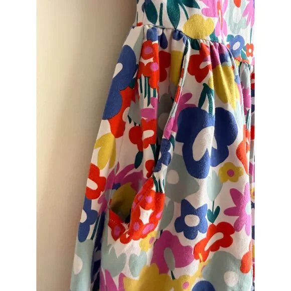 Hanna Anderson ¾ sleeve Skater Twirl Floral dress (Girls 10) - Picture 3 of 4